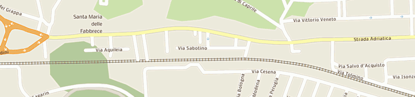 Mappa della impresa pensalfini alvaro a PESARO