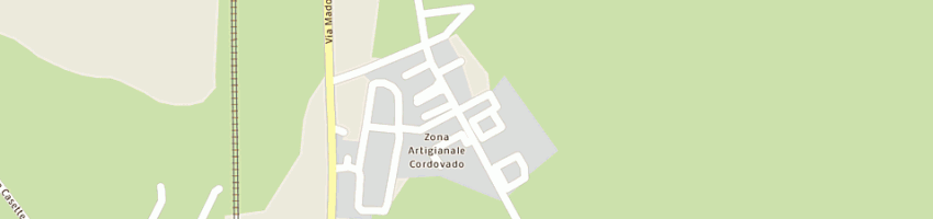 Mappa della impresa punto di teghil luigia e c snc a CORDOVADO