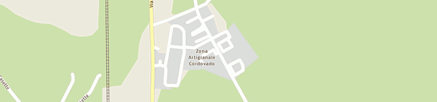 Mappa della impresa pietraviva di meneguzzi marciano e ciuto diego snc a CORDOVADO