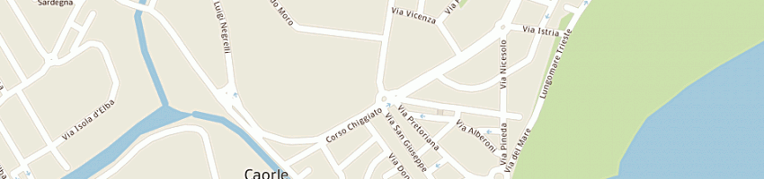 Mappa della impresa brichese paolino a CAORLE