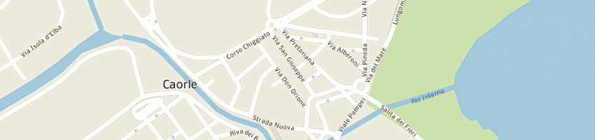 Mappa della impresa tosattofruit srl a CAORLE