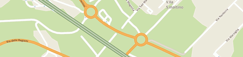 Mappa della impresa bar trattoria binda a PESARO