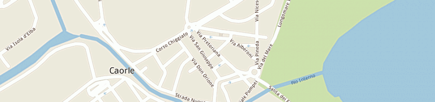 Mappa della impresa abita di catto mara e c sas a CAORLE