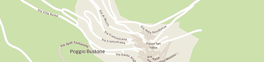 Mappa della impresa falilo' fiore a POGGIO BUSTONE