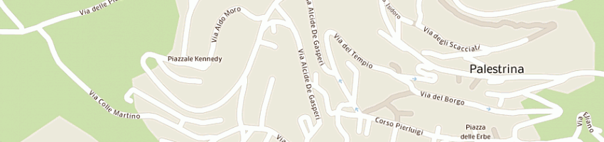 Mappa della impresa lucarelli maurizio a PALESTRINA