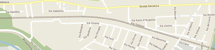 Mappa della impresa mambelli quinto a PESARO