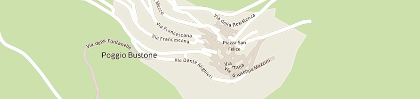 Mappa della impresa macelleria cerroni orlando a POGGIO BUSTONE