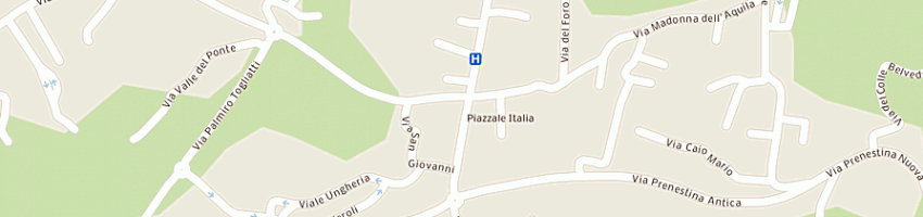 Mappa della impresa mm copy di minzocchi marcella a PALESTRINA