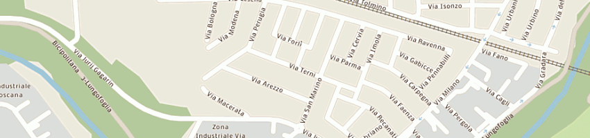 Mappa della impresa guidi giuseppina a PESARO