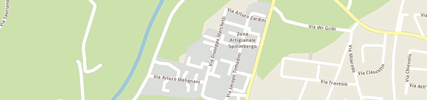 Mappa della impresa travisanutto giovanni srl a SPILIMBERGO