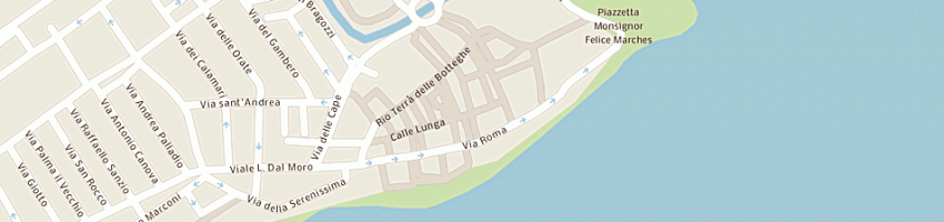 Mappa della impresa da cosma di trevisan carlo a CAORLE