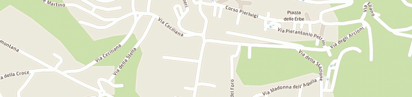 Mappa della impresa collegio s grisogonomartire per le missioni apostoliche a PALESTRINA