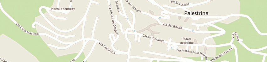 Mappa della impresa moretti clino a PALESTRINA