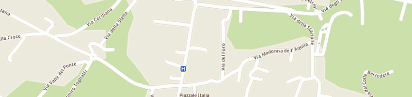 Mappa della impresa cilia bus srl a PALESTRINA