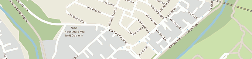 Mappa della impresa dini stefano a PESARO