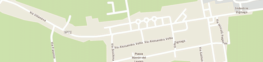 Mappa della impresa villanova srl a FOSSALTA DI PORTOGRUARO