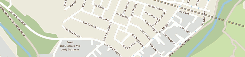 Mappa della impresa signoretti aldo a PESARO