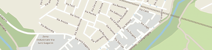 Mappa della impresa ghidini paolo a PESARO