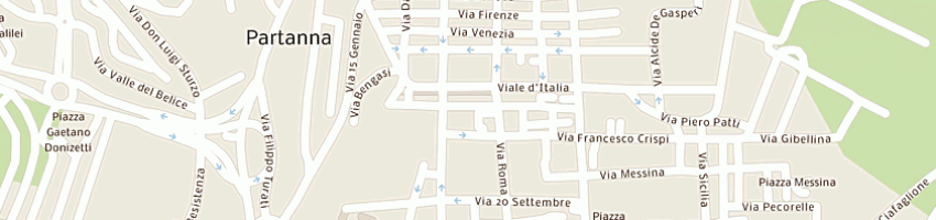Mappa della impresa battaglia salvino a PARTANNA