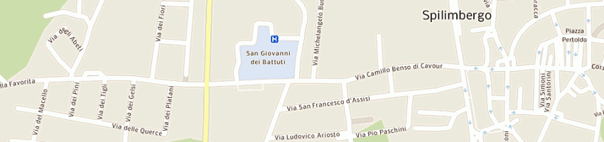 Mappa della impresa tramontin giuseppe a SPILIMBERGO