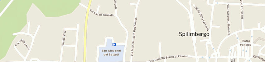 Mappa della impresa zavagno pi giovanni srl a SPILIMBERGO
