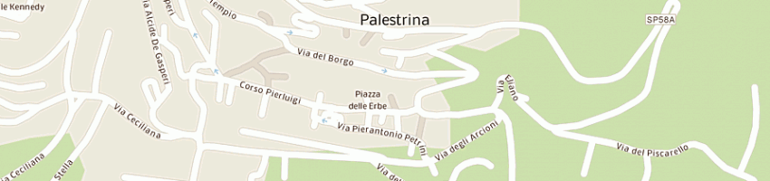 Mappa della impresa geom rischia mauro a PALESTRINA