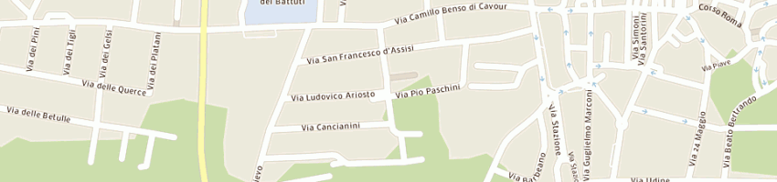 Mappa della impresa cossarizza paolo a SPILIMBERGO
