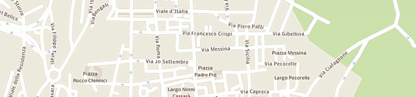 Mappa della impresa scuola elementare a PARTANNA