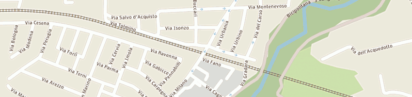 Mappa della impresa balleroni gabriella e c (snc) a PESARO