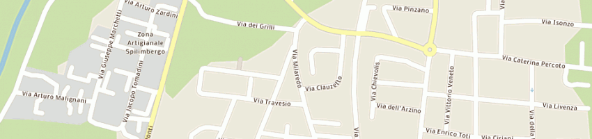 Mappa della impresa badoc sas di de giorgi dolores e c a SPILIMBERGO