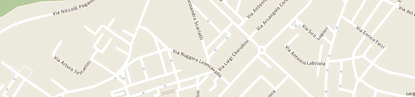 Mappa della impresa mediterranea gestioni srl a PESARO