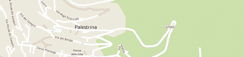 Mappa della impresa giuliani bruna a PALESTRINA