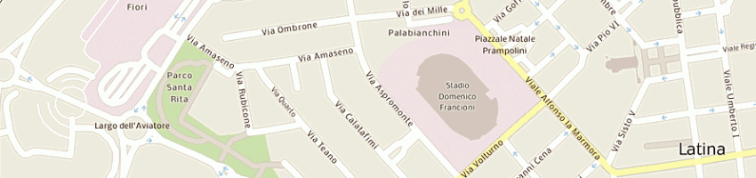 Mappa della impresa rat a LATINA
