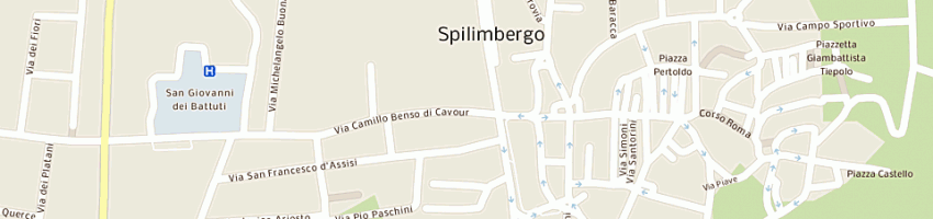 Mappa della impresa soler emilio (sas) a SPILIMBERGO