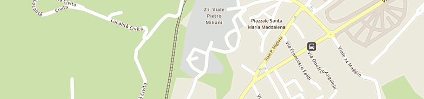 Mappa della impresa marcellini franco a FABRIANO