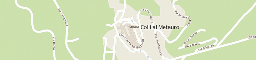 Mappa della impresa sorchiotti tommaso a SALTARA