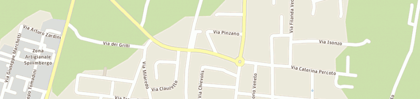 Mappa della impresa cose agency di glorialanza anna a SPILIMBERGO