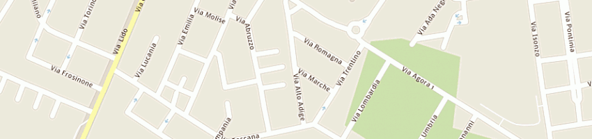 Mappa della impresa di rienzo valerio a LATINA