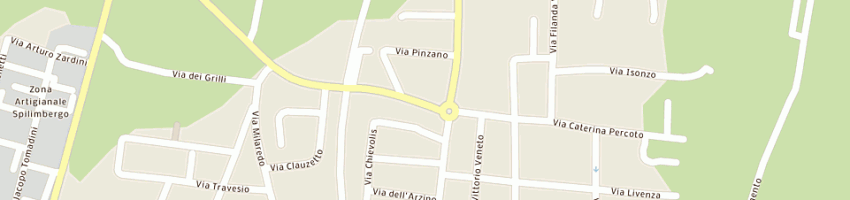 Mappa della impresa dsr srl a SPILIMBERGO