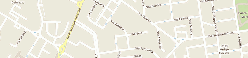 Mappa della impresa ferretti mario a LATINA