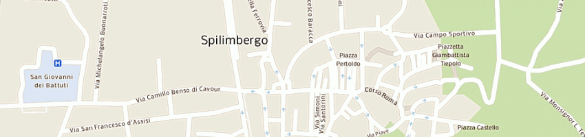 Mappa della impresa seconda stella a destra di meozzi gianpiero giampiero a SPILIMBERGO