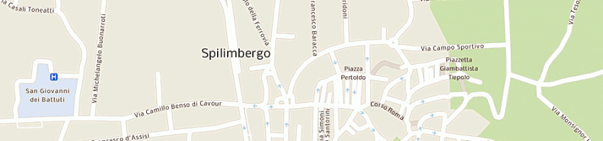Mappa della impresa friulcassa spa cassa di risparmio regionale a SPILIMBERGO