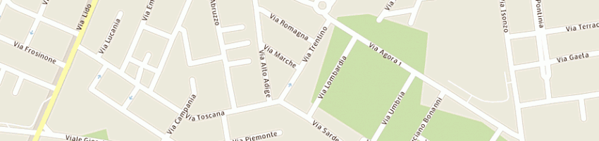 Mappa della impresa sie srl a LATINA
