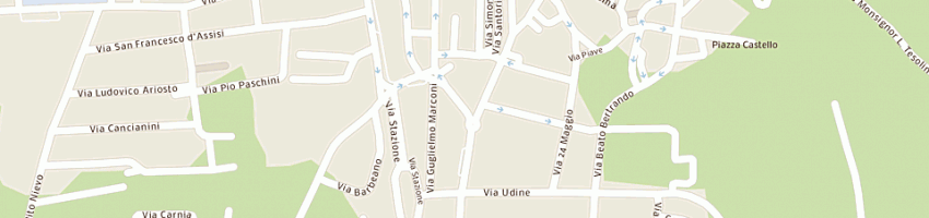Mappa della impresa pavan arredamenti di pavan giancarlo a SPILIMBERGO