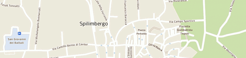 Mappa della impresa bremer moquettes snc a SPILIMBERGO