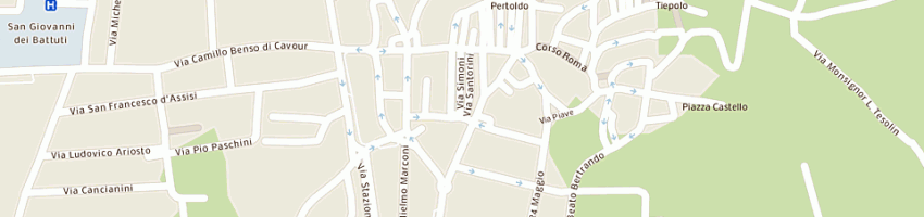 Mappa della impresa cortina zulay a SPILIMBERGO