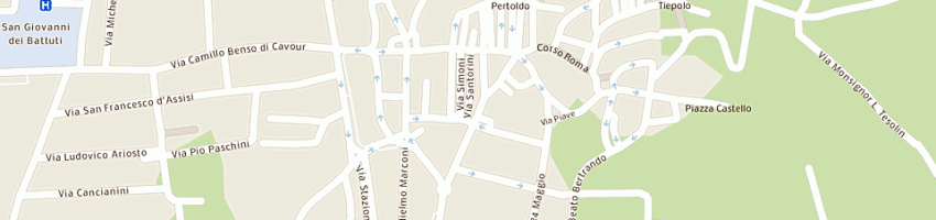 Mappa della impresa barachino per ind edile aurelio a SPILIMBERGO