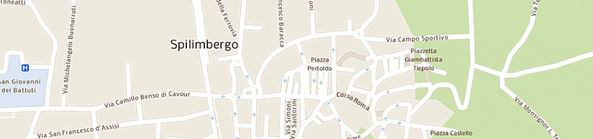 Mappa della impresa zoia aldo sas di zoia rodi a SPILIMBERGO