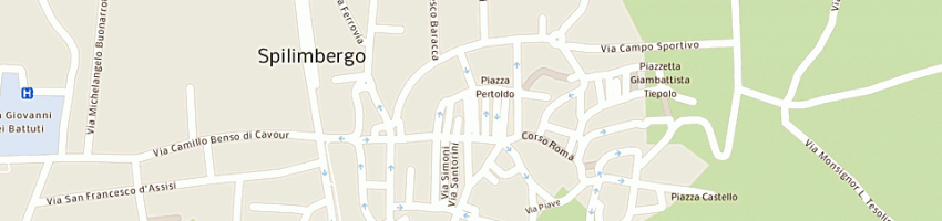 Mappa della impresa cesaratto fabrizio a SPILIMBERGO