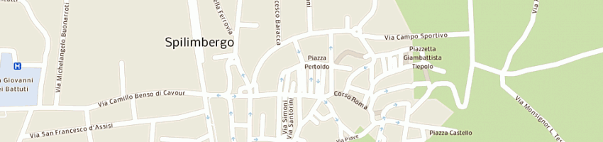 Mappa della impresa sartor adriano a SPILIMBERGO
